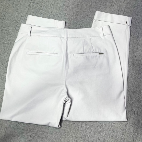 White House Black Market The Slim Crop Dress Pants Cuffed Ankle Pant 4 - Picture 10 of 14